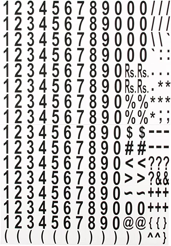 Magnético Números, MAGPAINT Numbers, Juego con 240 de caracteres