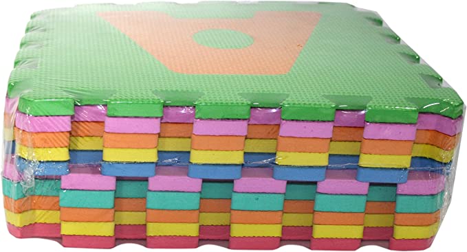 Due Esse FR000269A – Alfombra puzle de Letras, 10 Piezas