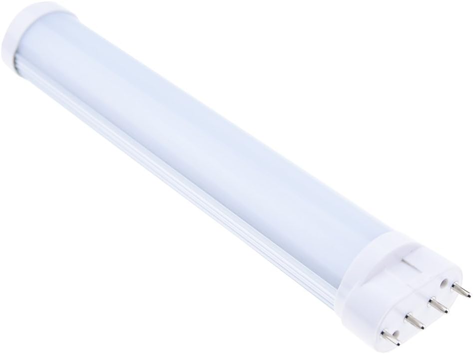 LuxVista 9W 2G11 220V LED Bombilla de Luz Natural 4000K Con 800ml Lumenes 120 Grados para Biblioteca, Sala, Oficina, Fábrica, Estacionamiento, Mercado,