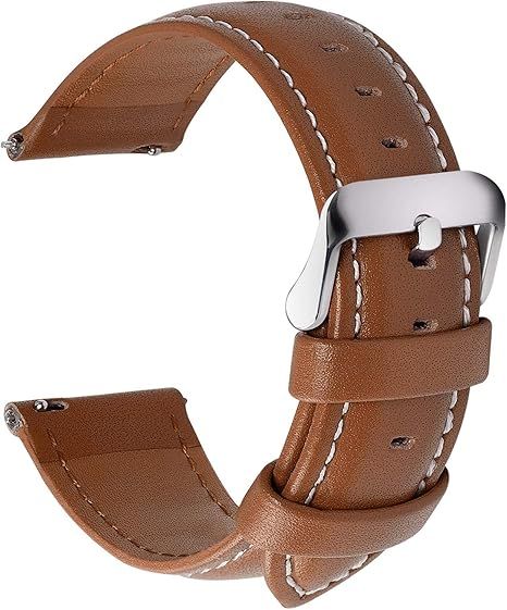 Fullmosa Axus Correa Piel para Correa Reloj,Correa/Banda/Pulsera/Strap  20mm Para Samsung Galaxy Watch 5/4/3,Huawei GT2,Garmin Watch