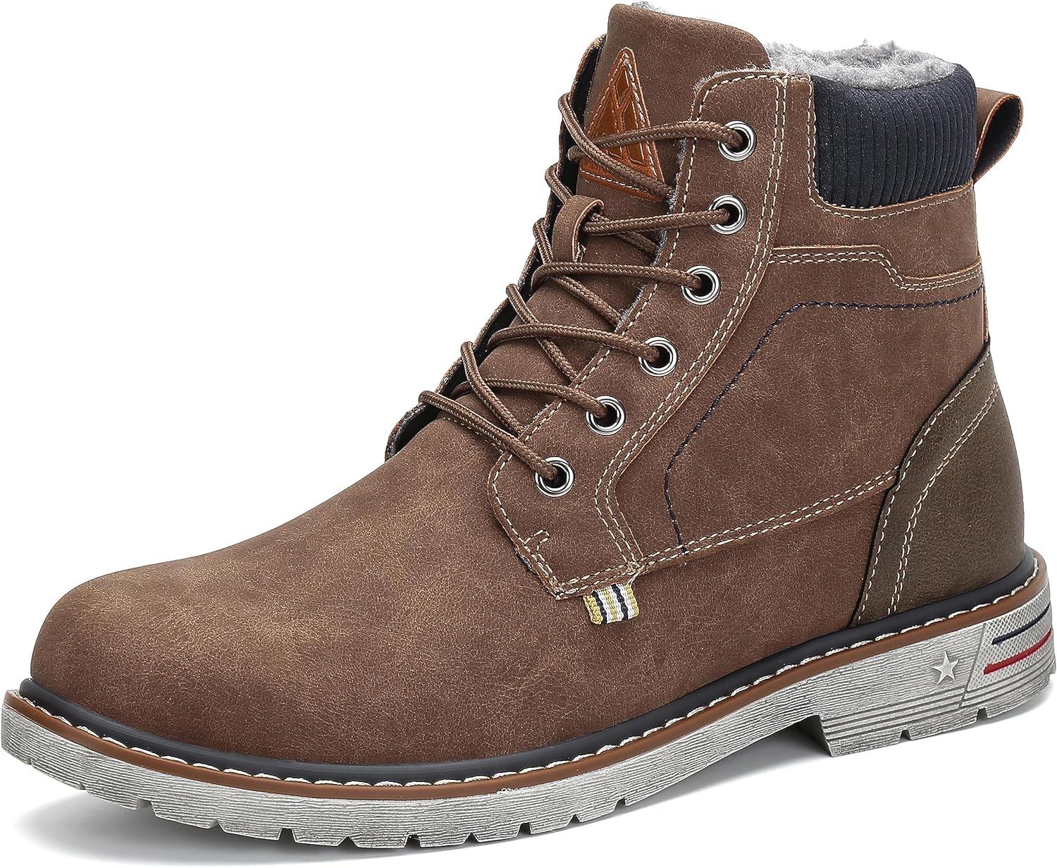 Mishansha Botas Hombre Mujer Invierno Trekking Boots Antideslizantes Botas de Nieve Impermeables Zapatos