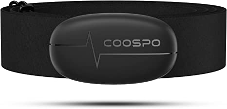 CooSpo Runttic Pro - Pulsómetro (Bluetooth 4.0, sensor de frecuencia cardíaca, IP67, resistente al agua, compatible con Wahoo, Zwift, Polar Beat, Elite HRV app)