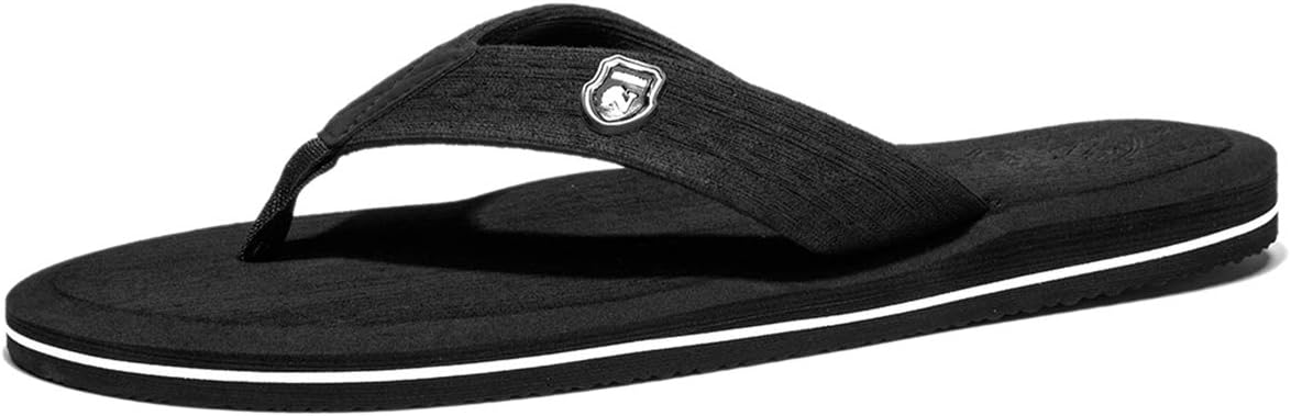 NewDenBer NDB Classic Plush Unisex-Erwachsene Flip Flops (42 EU, A Schwarz)