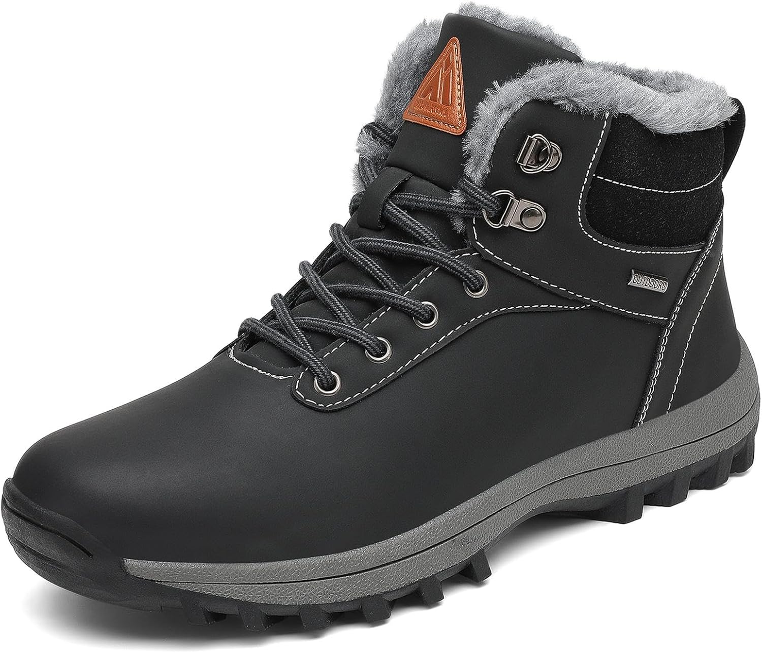 Mishansha Botas Hombre Invierno Cálido Deporte Trekking Zapatos Impermeables Calzado de Senderismo Antideslizante