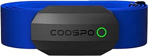 COOSPO Frecuencia Cardíaca Bluetooth Banda Monitor Sensor de Frecuencia Cardíaca Deportivo Ant+ para Garmin Wahoo Suunto Polar Strava UA Run