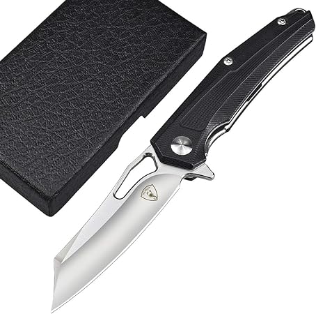 NIPA AUBEY CANSO DE PODUCTO PEQUEÑO, Cuchillo plegable Tanto Mini con cuchilla de acero D2 y manija G10, un cuchillo mangillero con rodamiento de bolas y pinball, longitud de la cuchilla de 7 cm