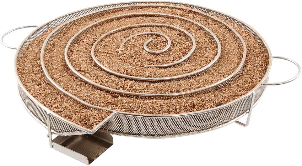 SUNLIFER Generador de humo frío, horno de ahumar de acero inoxidable para humo caliente y frío, perfecto para todas las barbacoas y fumadores, tiempo de humo de hasta 24 horas.