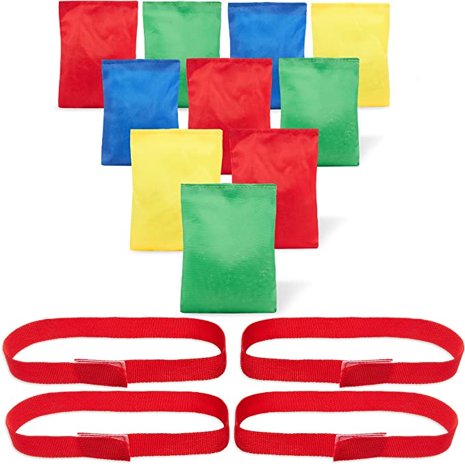 KreativeKraft Bolsas de Frijoles de Juguete Set Mini Bolsas Bean Bag para Lanzar Juegos Exterior Niños Cornhole Fiestas Infantiles