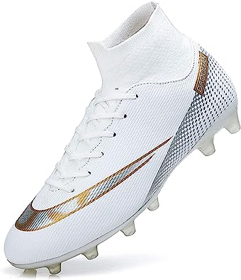 Unitysow Zapatos de Fútbol Hombre Spike Aire Libre Profesionales Atletismo Training Botas de Fútbol Zapatillas de Deporte.talla 42.