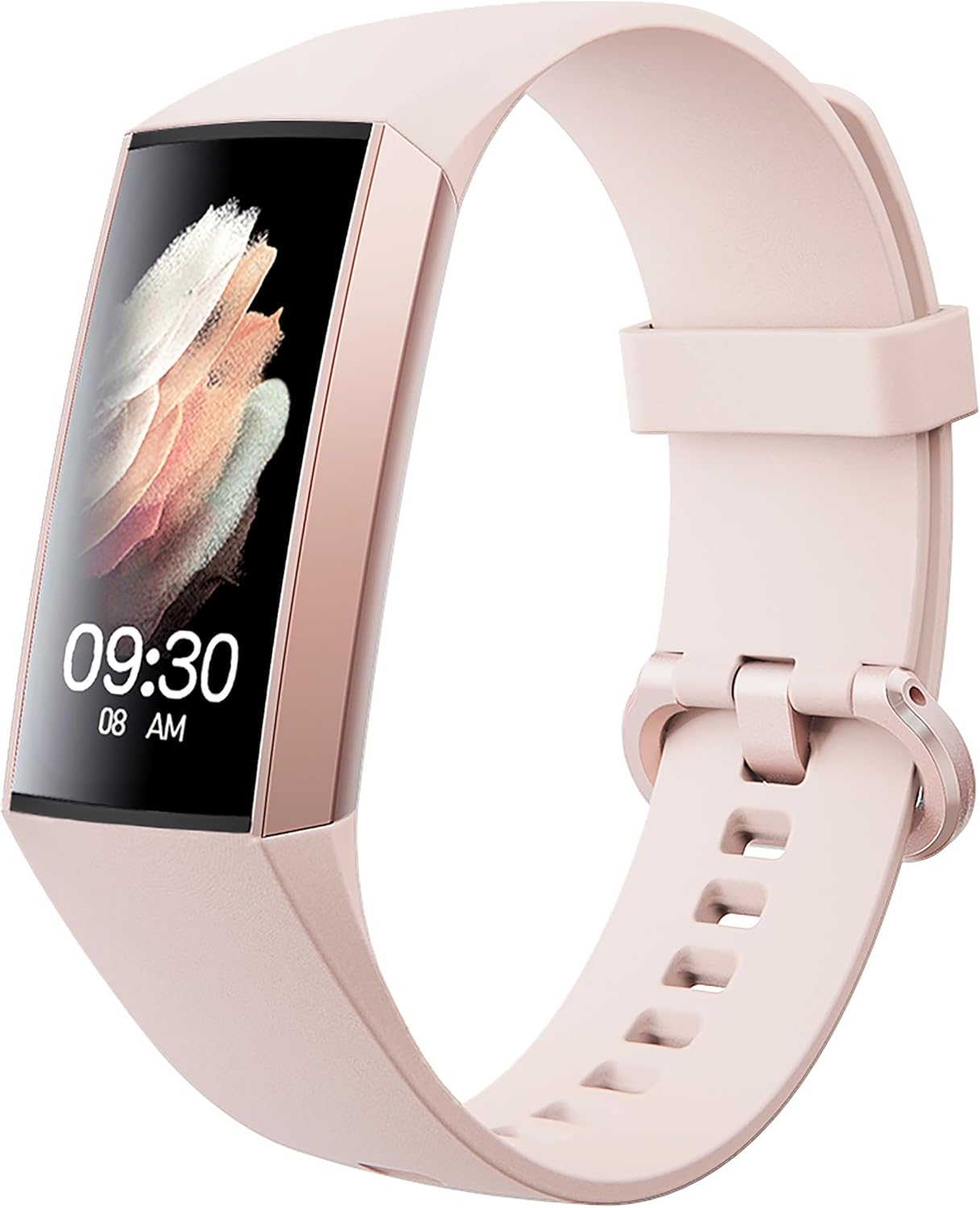 Reloj de fitness para mujer, estrecho, rastreador de fitness con podómetro, reloj de ritmo cardíaco, reloj de fitness sin aplicación y teléfono móvil, reloj deportivo con función Whatsapp, reloj de