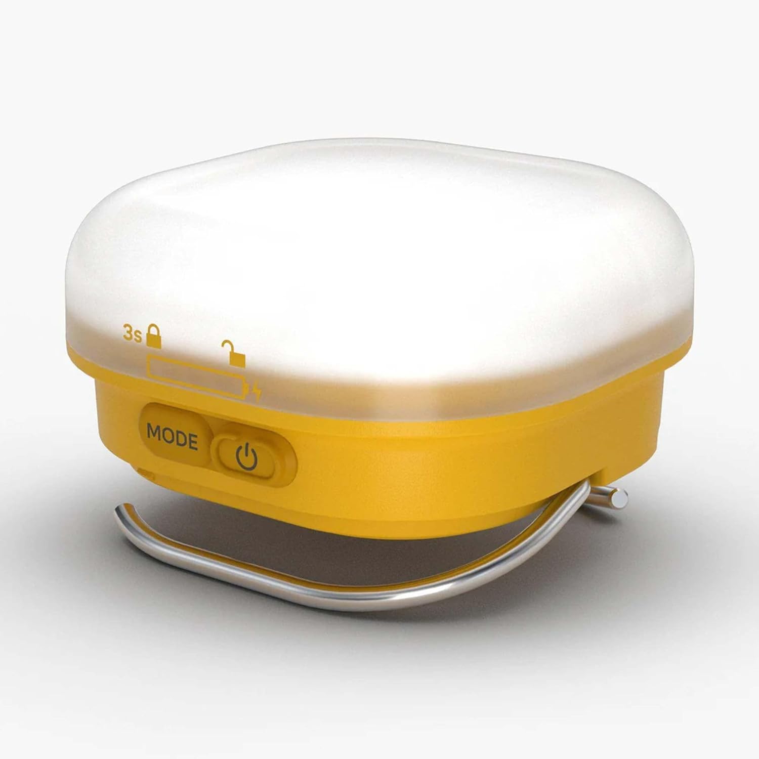 Luz LED recargable para camping Silva Glow - Lámparas y linternas para camping y exterior recargables por USB-C - 350 lúmenes y 4 niveles de brillo - Luz blanca y cálida - 156 h de autonomía - Lámpara impermeable para exteriores