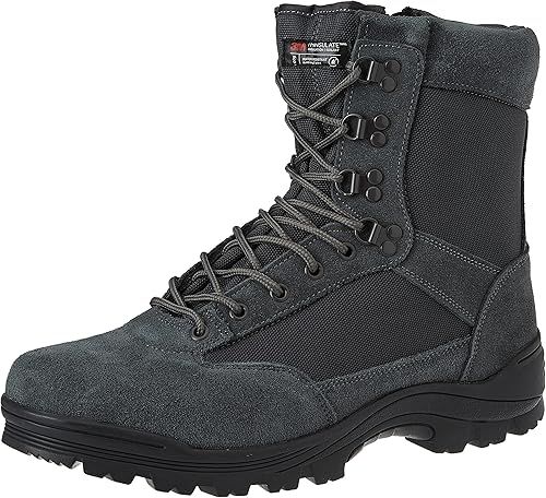 Mil-Tec Botas Tactical con cremallera YKK, para trekking, de montaña, disponible en varios modelos, color, talla