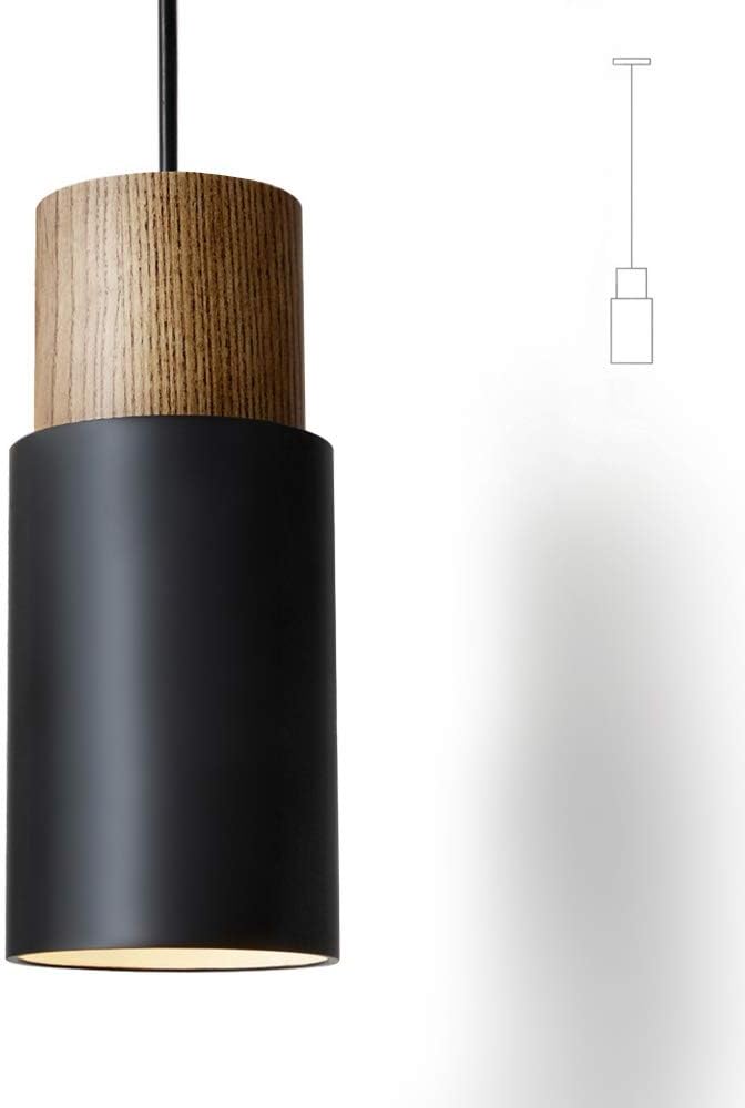 Lámpara colgante industrial de diseño vintage, fabricada en aluminio de 3-4 mm de espesor, resistente y antioxidante. Compatible con portalámparas E27. Longitud de cable ajustable. Certificación inter