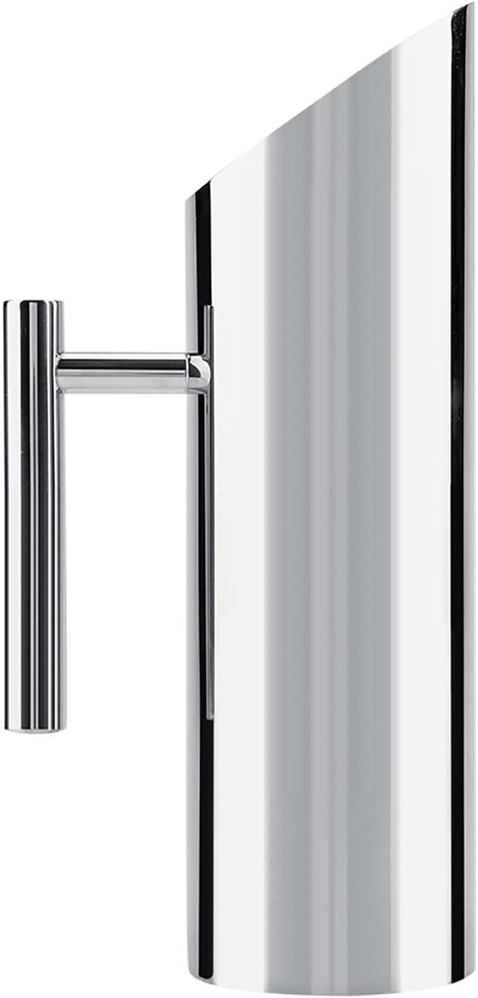 Jarra de Agua de Acero Inoxidable Olla de Agua de Gran Capacidad con Hielo Guardia Jugo Leche Bebida en Frío Lanzador Herramienta de Cocina en Casa, 1,5 L