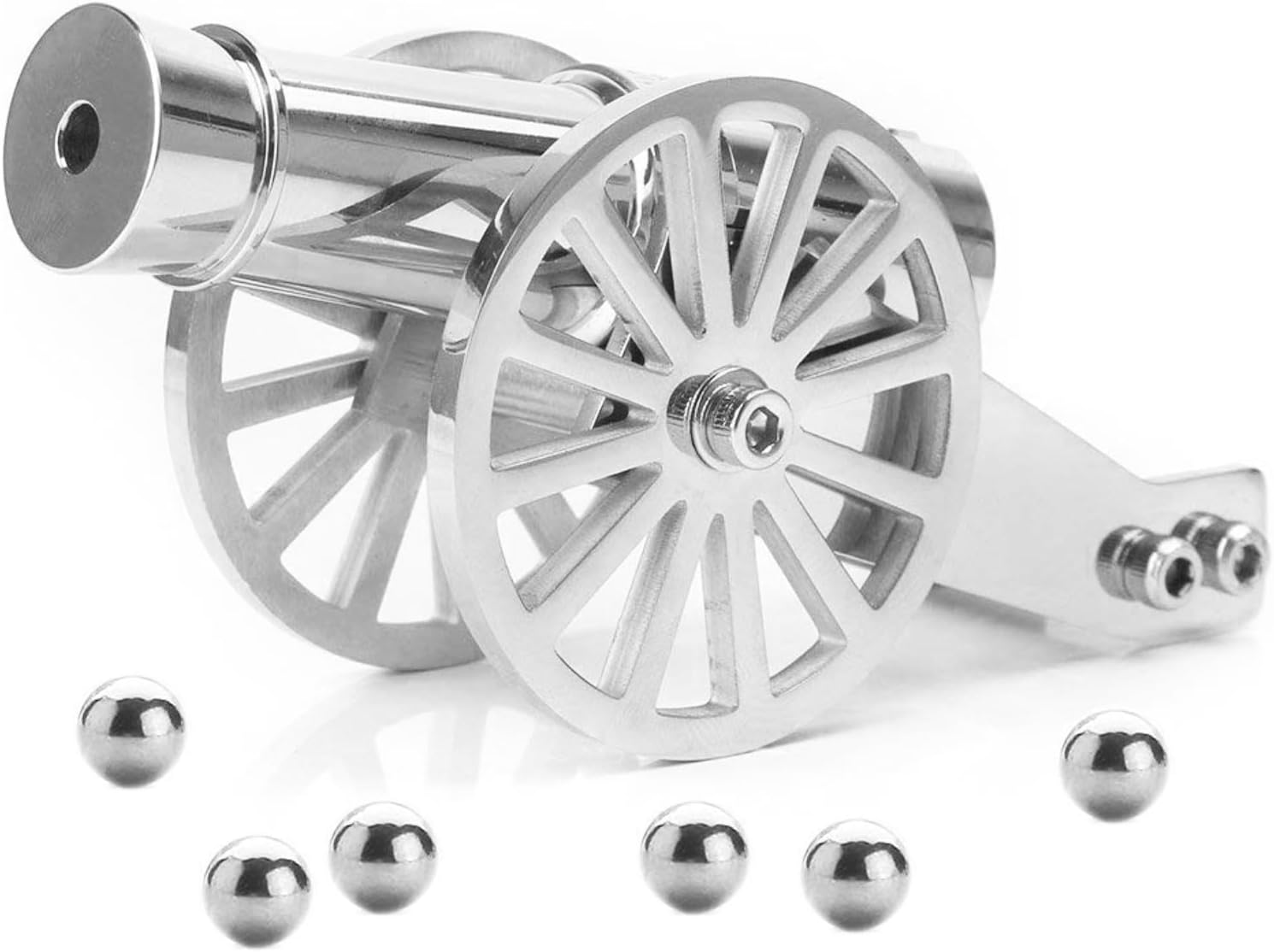 Zhou-long Mini Cañón Napoleón Modelo Réplica de Metal Decoración de Escritorio y Coleccionables