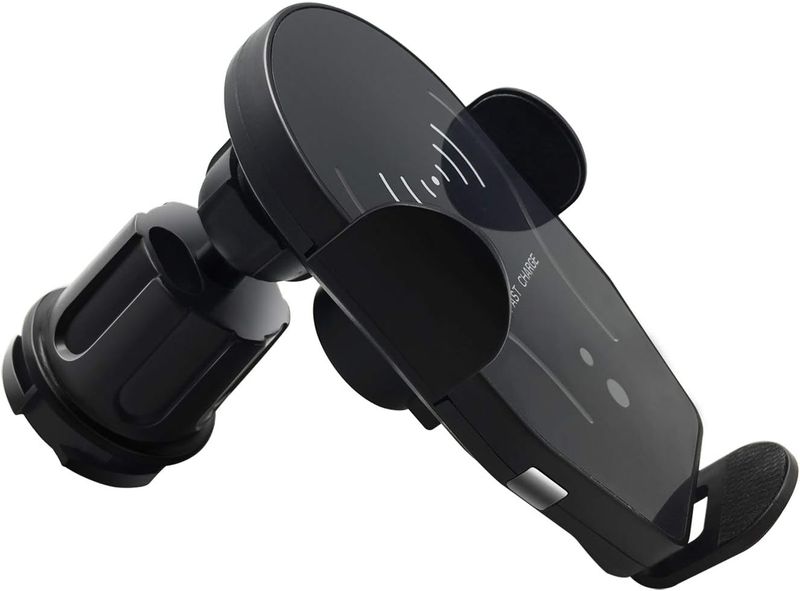 Soporte de teléfono móvil OYEFLY Compatible con Smart Model 453 ForFour Fortwo Universal Bracket para teléfonos inteligentes para una vista óptima del soporte de teléfonos celulares de automóviles viene con función de carga inalámbrica