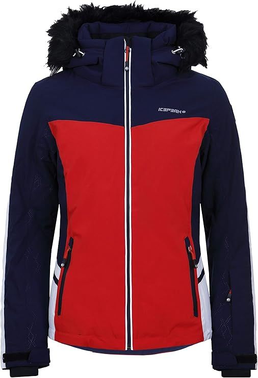 ICEPEAK Florence - chaqueta de esquí para mujer en color rojo, talla. 38