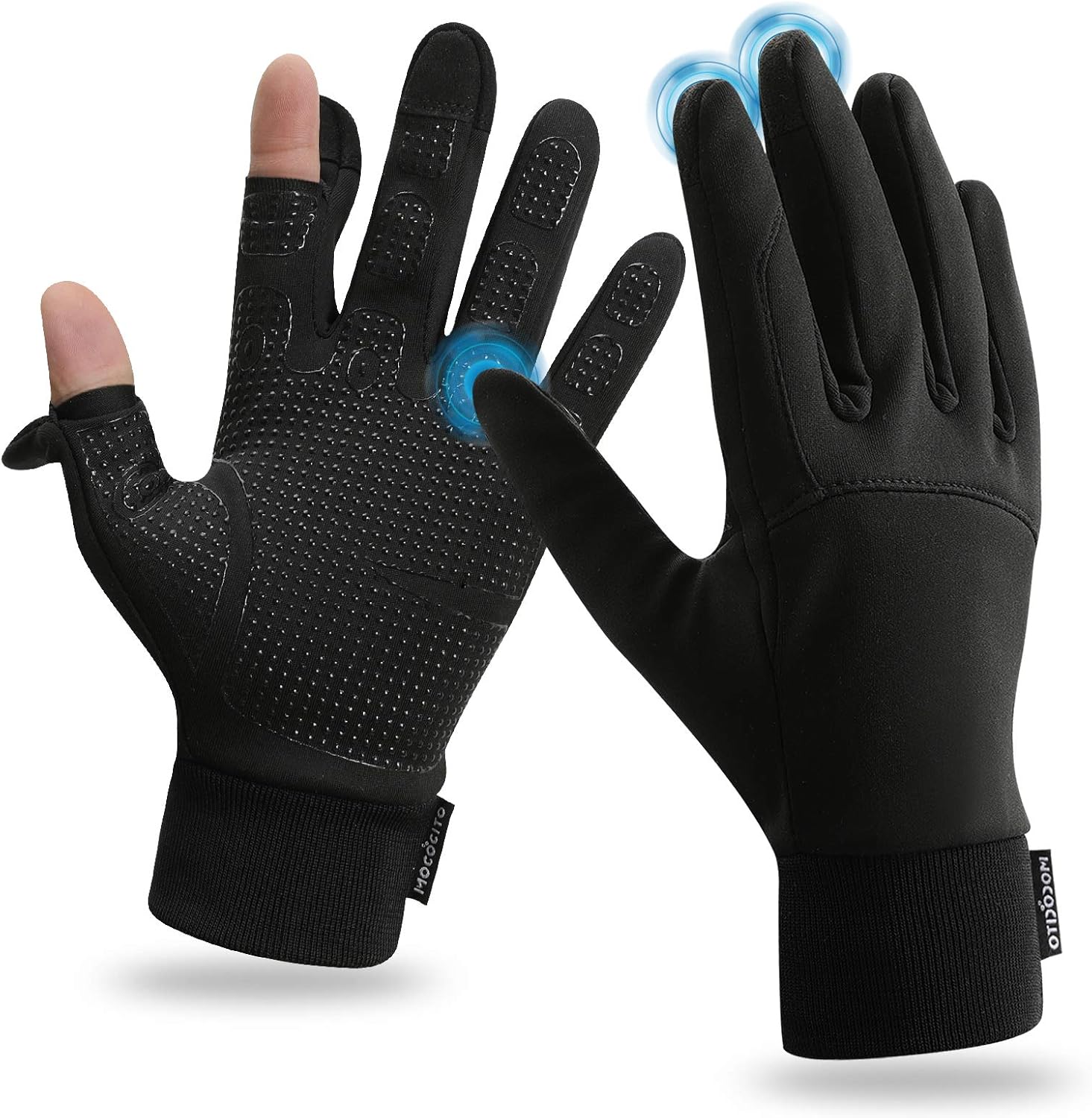 MOCOCITO Guantes de invierno para hombre y mujer | Guantes finos para hombre | Guantes de ciclismo de invierno