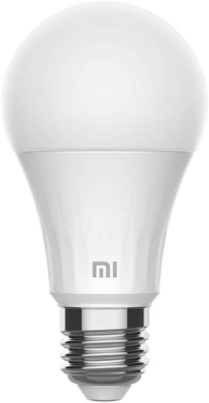 Xiaomi  Bombilla LED Xiaomi Mi Smart Bulb Warm White, 8 W, color blanco, 1 unidad (1 paquete), XM200036 [Clase energética F]