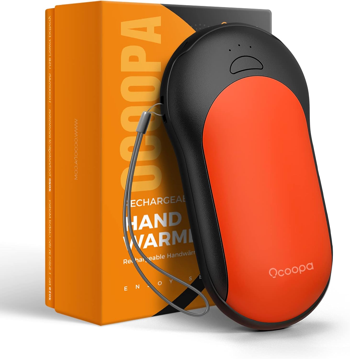OCOOPA Calentadores de Manos PD Carga rápida, Power Delivery 10000mAh USB C, Eléctrico Recargable Powerbank, 15 horas de calor de larga duración para deportes al aire libre, Regalo para mujeres hombre