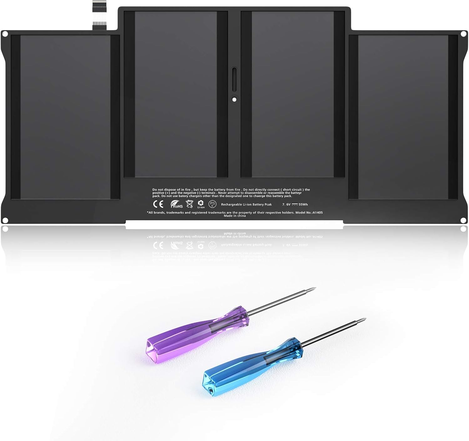 POWEROWL A1405 A1466 Batería para MacBook Air de 13