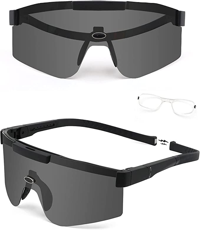 OULIQI Gafas de Sol Hombre Gafas de Sol Polarizadas Hombre Para Conducir, Ciclismo, Pesca, Golf y Todos los Deportes, Protección UV Antideslumbrante
