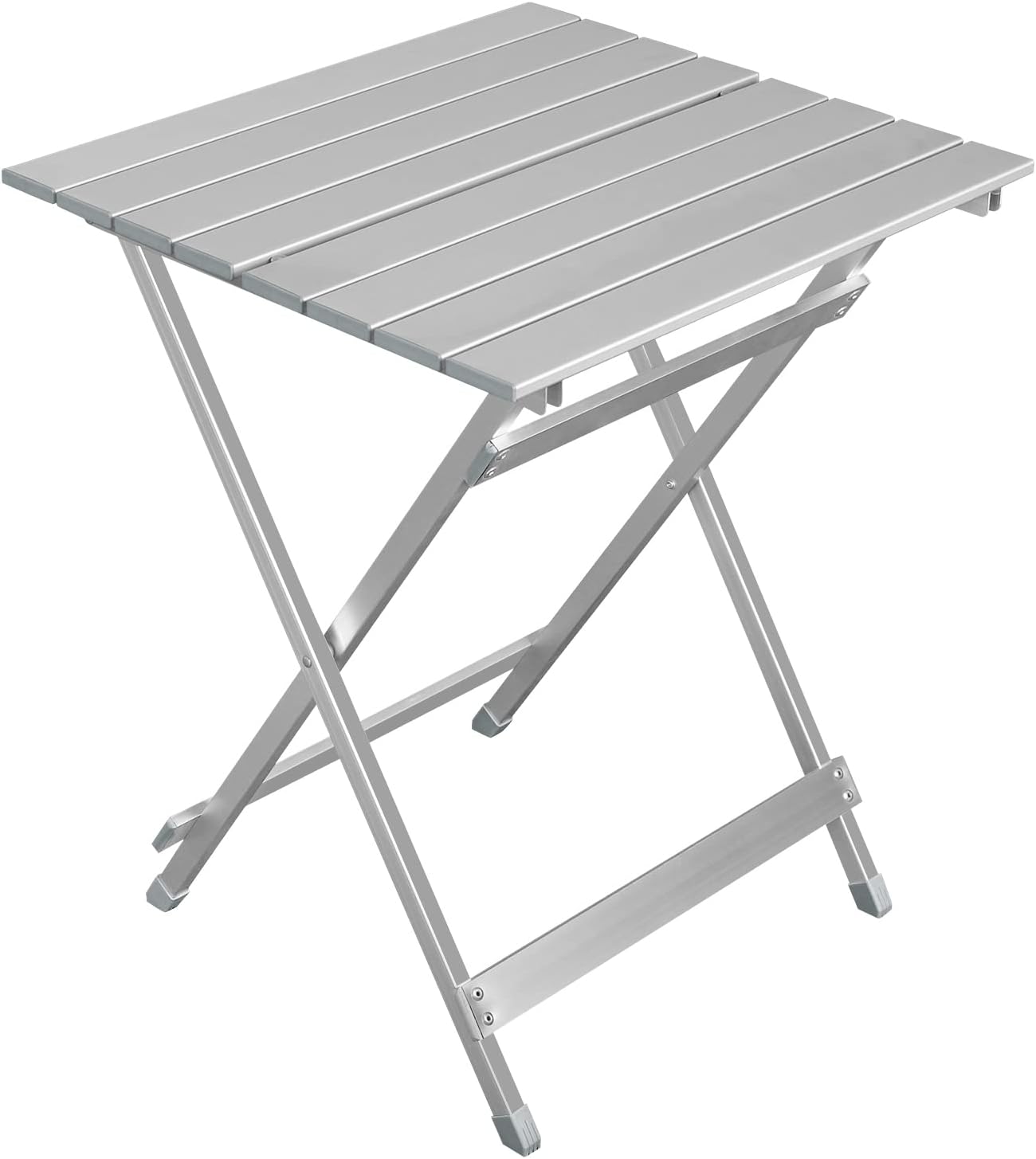 Mesa plegable de aluminio WOLTU para camping, jardín, balcón, picnic y playa (50,5 x 47 x 59,5 cm)