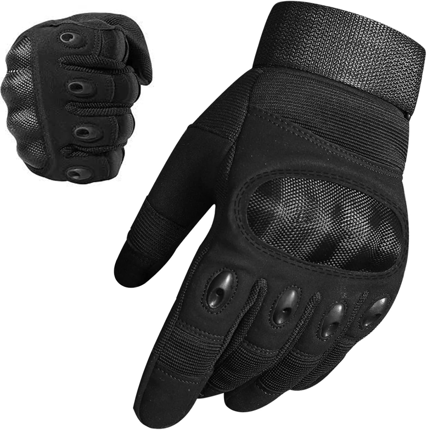 WESTWOOD FOX WFX - Guantes de motocicleta para hombres y mujeres, guantes duros de dedo completo para pantalla táctil para montar en bicicleta
