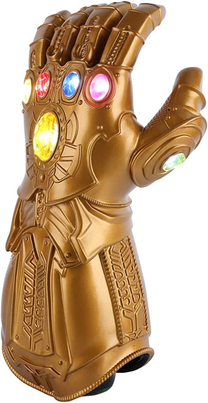 UrMsun Infinity War Guantes de puño de PVC para Halloween Cosplay Adultos