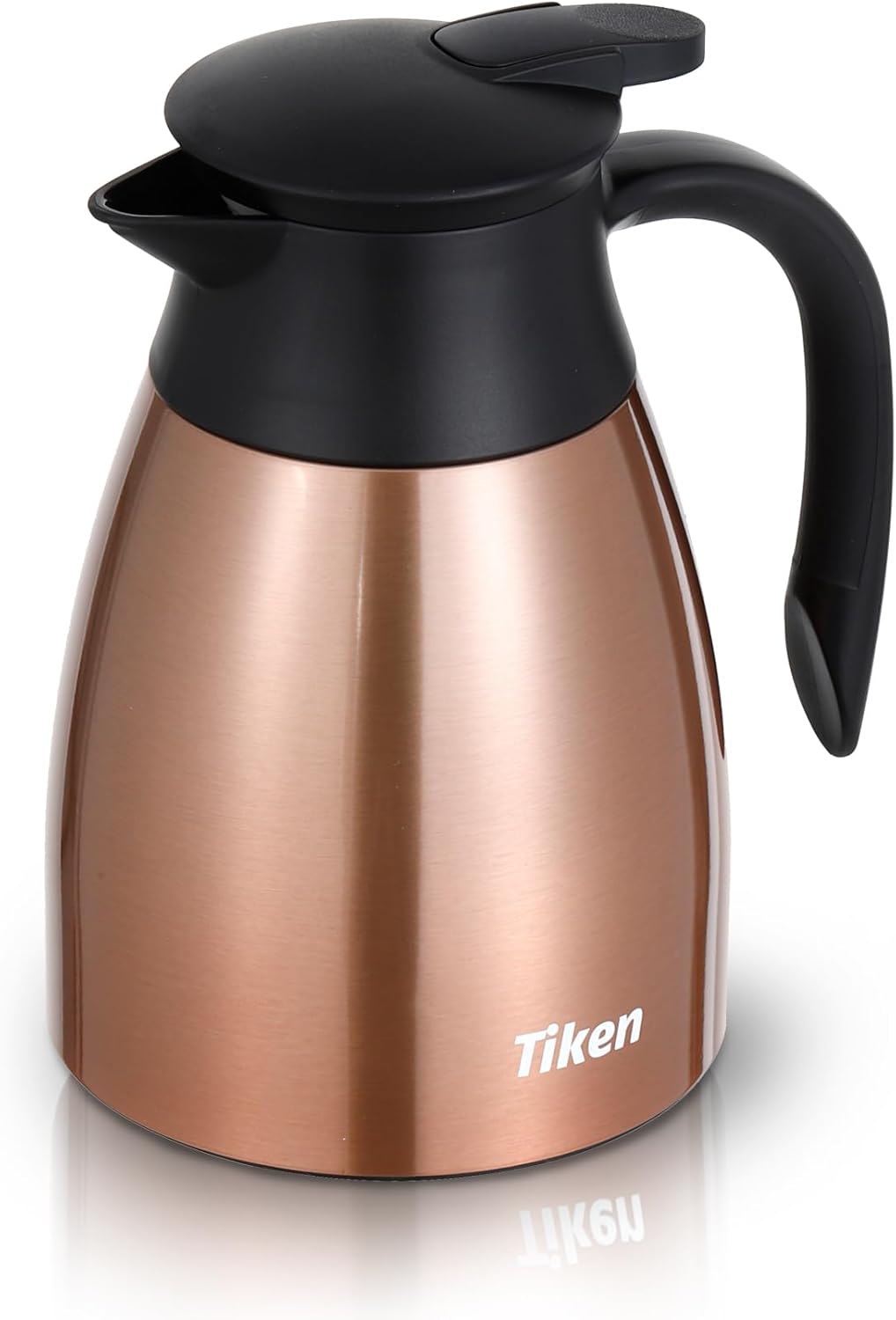 Tiken 1L Termo Acero Inoxidable Doble Pared Aislamiento Al Vacío Termo Cafetera