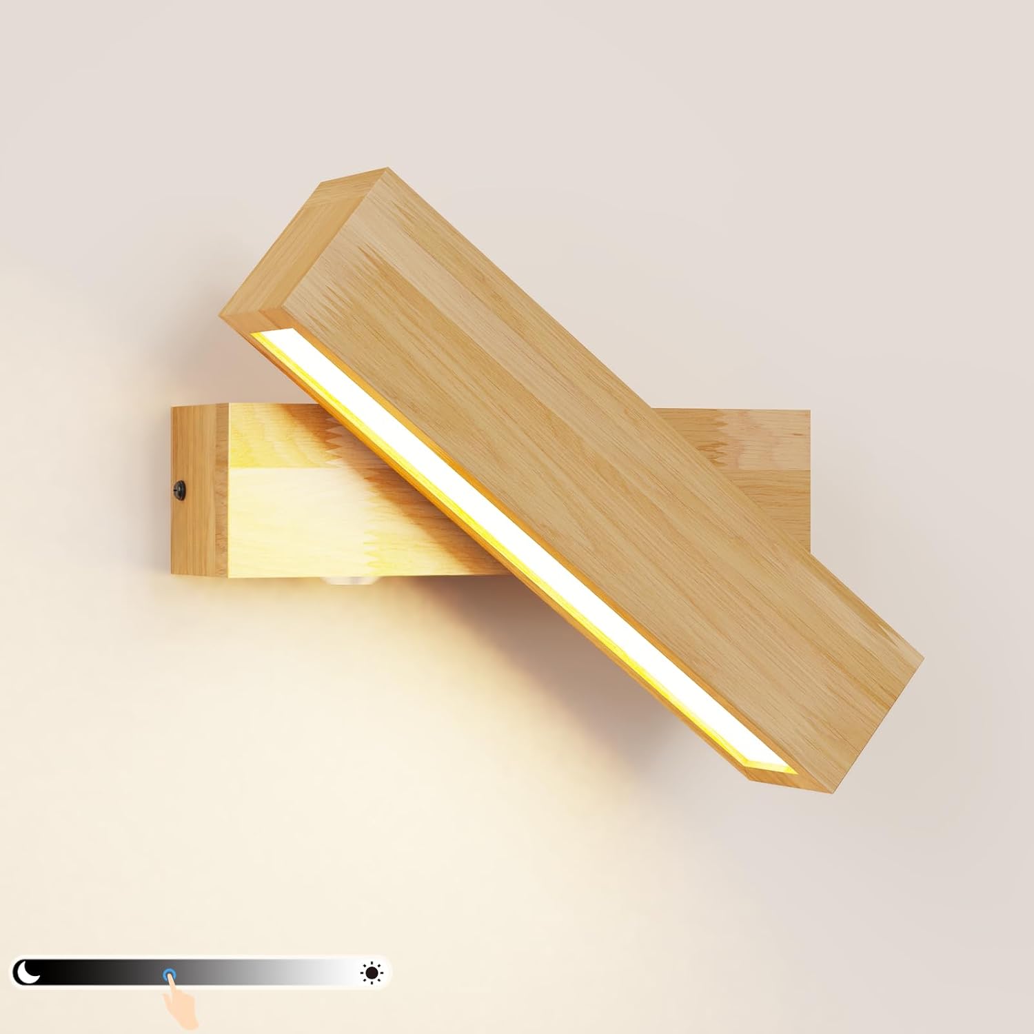 Dimensiones: 21,5 x 4,5 x 4 cm. Voltaje: 220 V. Potencia: 6 vatios. Luz: 3000 K (blanco cálido). Vida útil: 30,000 horas. Espacio recomendado: 3-8 metros cuadrados. Fabricado con materiales de alta ca