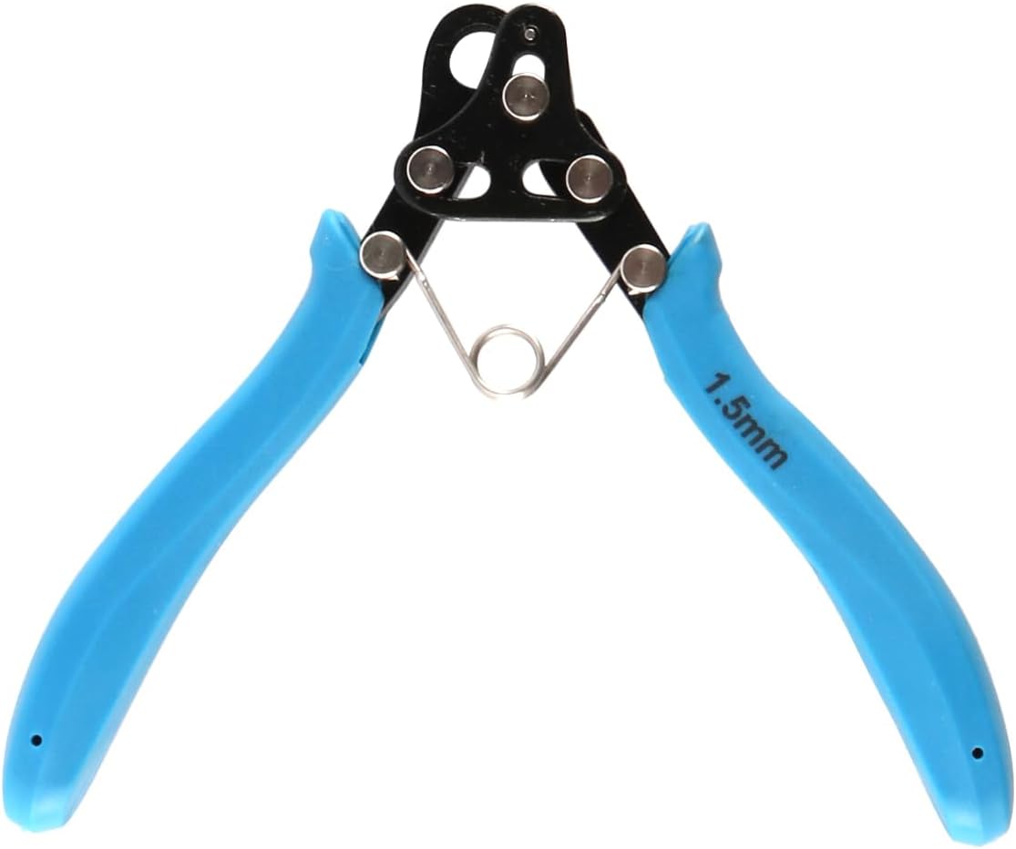 Namvo Looper Alicates, Alicates para joyería, Herramientas para hacer joyas, Looper multiusos de un solo paso para hacer joyas, collares, pulseras, reparación de joyas, herramienta para anudar cuentas