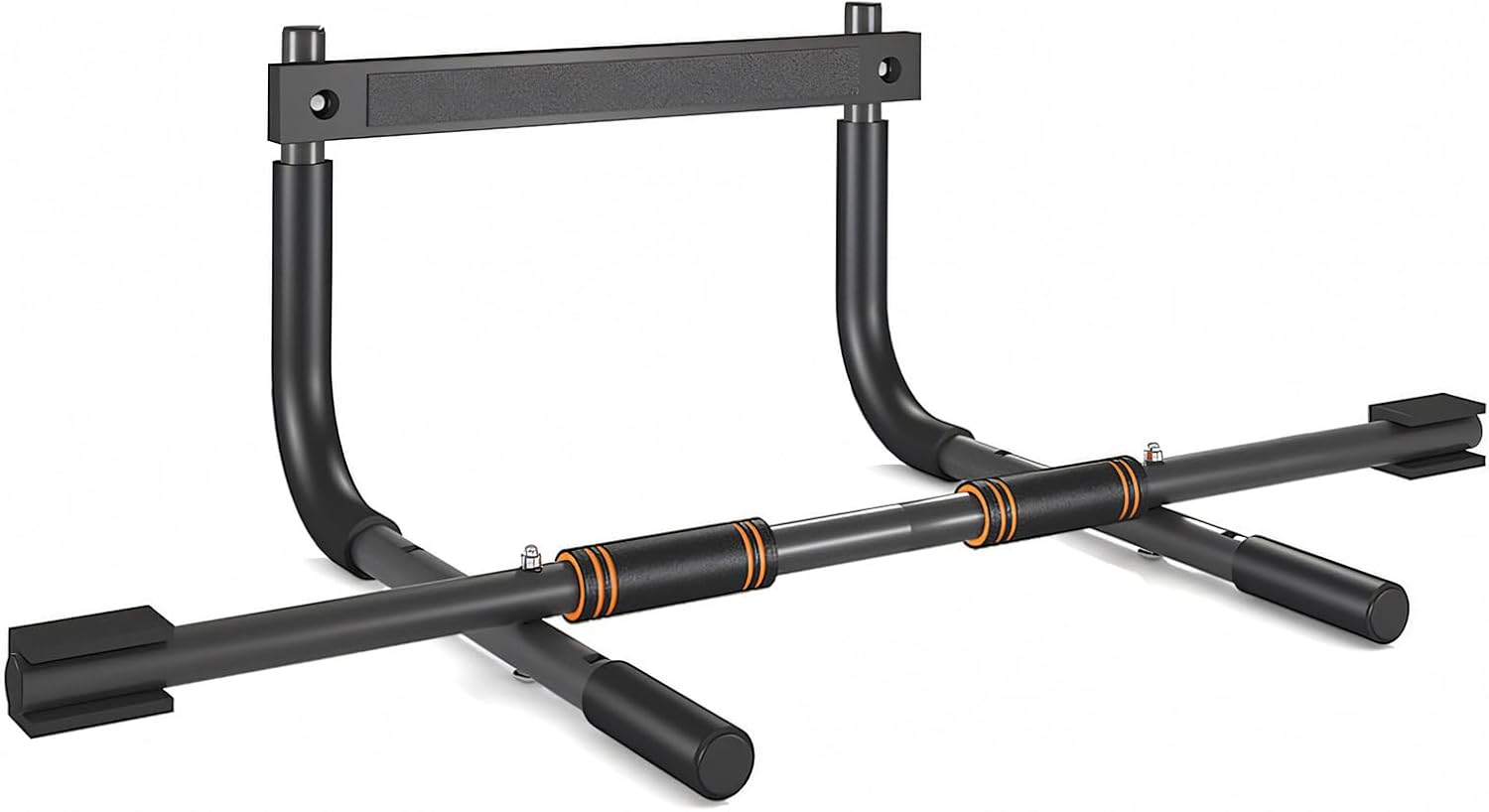 Barra de dominadas YedZen para marco de puerta, barra de dominadas premium, soporta hasta 200 kg con agarres antideslizantes, barra de dominadas para puerta sin montaje ni tornillos para gimnasio en casa