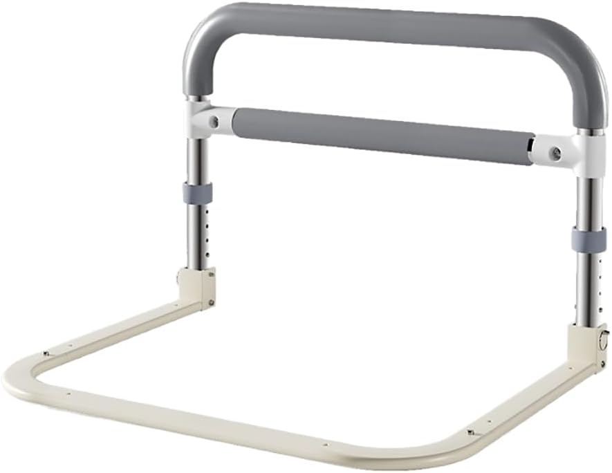 Barandilla de cama NEWFUN, protección anticaídas, plegable, altura ajustable, 62,5 cm de alto, ideal para personas mayores, personas con discapacidad y embarazadas.