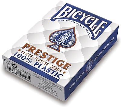Bicycle F44100 Prestige Professionelles Plastikkarten-Pokerdeck, farblich sortiert
