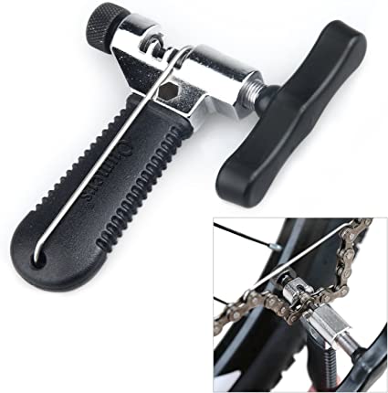 Oumers Herramienta de cadena de bicicleta para 7, 8, 9, 10 velocidades, herramienta de reparación de cadena de bicicleta de carretera y montaña, cortador de divisor de cadena de bicicleta, quitar e instalar la herramienta de cadena
