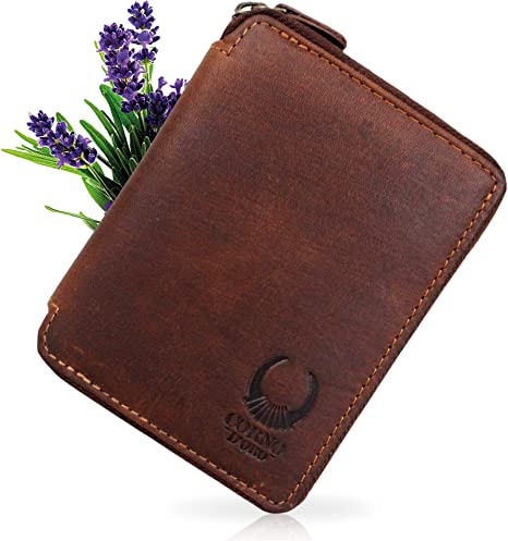 Leatherworld Hill Burry LGHB1406 - Cartera (unisex, piel, vertical)