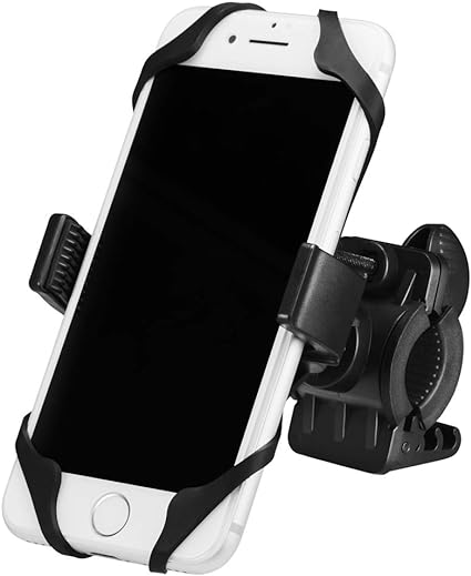 Spigen Soporte Movil Bici, [Universal][360 °][2 Correas Antideslizantes] Soporte para Bicicleta para iPhone X/8/7/6s/SE, Galaxy Note 8/S8/S7 y Todos los teléfonos Inteligentes - A250