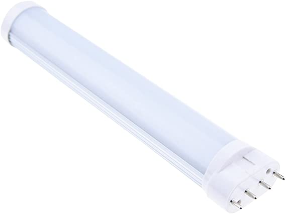 LuxVista 9W 2G11 220V LED Bombilla de Luz Natural 4000K Con 800ml Lumenes 120 Grados para Biblioteca, Sala, Oficina, Fábrica, Estacionamiento, Mercado,