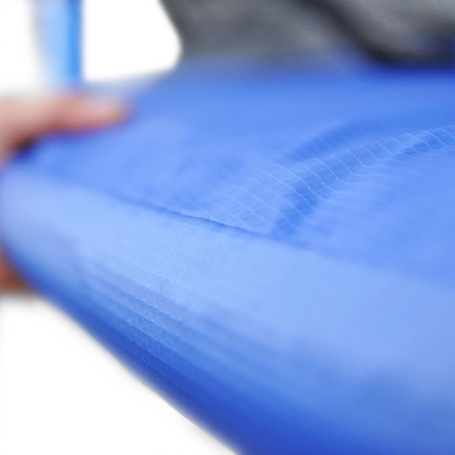 ULTRAPOWER SPORTS Protector de bordes para trampolines de 244 cm, 305 cm y 366 cm. Acolchado para estructura en PVC rosa, verde y de colores, resistente a los rayos UV (azul, 244 cm - 6 postes).