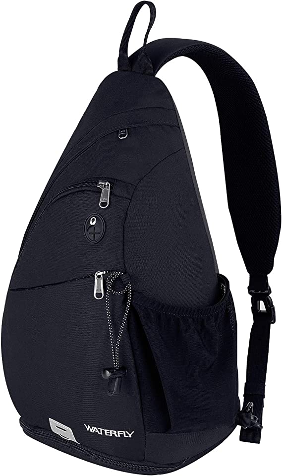 Waterfly Mochila Cruzada Pecho Mochila Bandolera Casual para Ciclismo Senderismo Hombre y Mujer