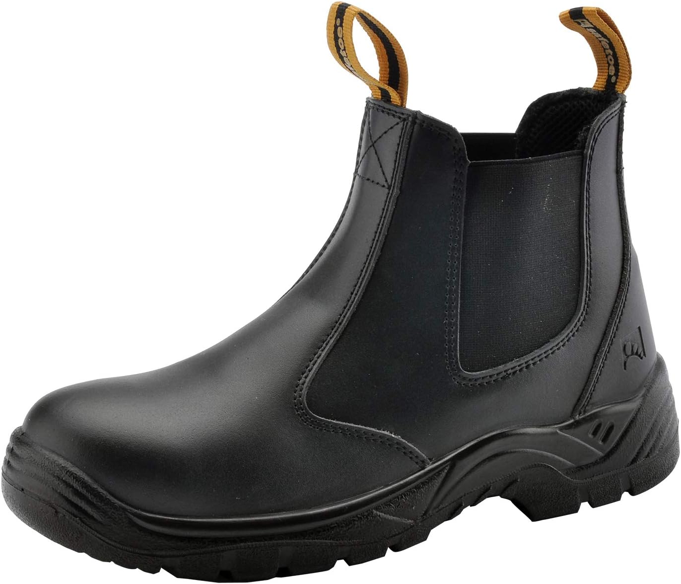 Safetoe Zapatos de Seguridad Hombres y Mujeres, M-8025 S3 Botas de Seguridad para Hombres con Cuero Impermeable, Puntera de Material, Punta de Acerol Ligeros Calzado, Zapatillas Para Plantilla Comodas.