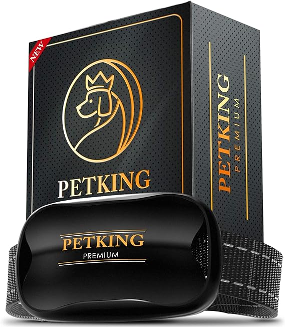 PetKing Premium Collar Antiladridos para Perros Pequeños y Grandes Collar Adiestramento Perros Collares Anti Ladridos Dispositivo Antiladrido Collare Entrenamiento Vibración (Productos para mascotas-Habitats & Supplies)