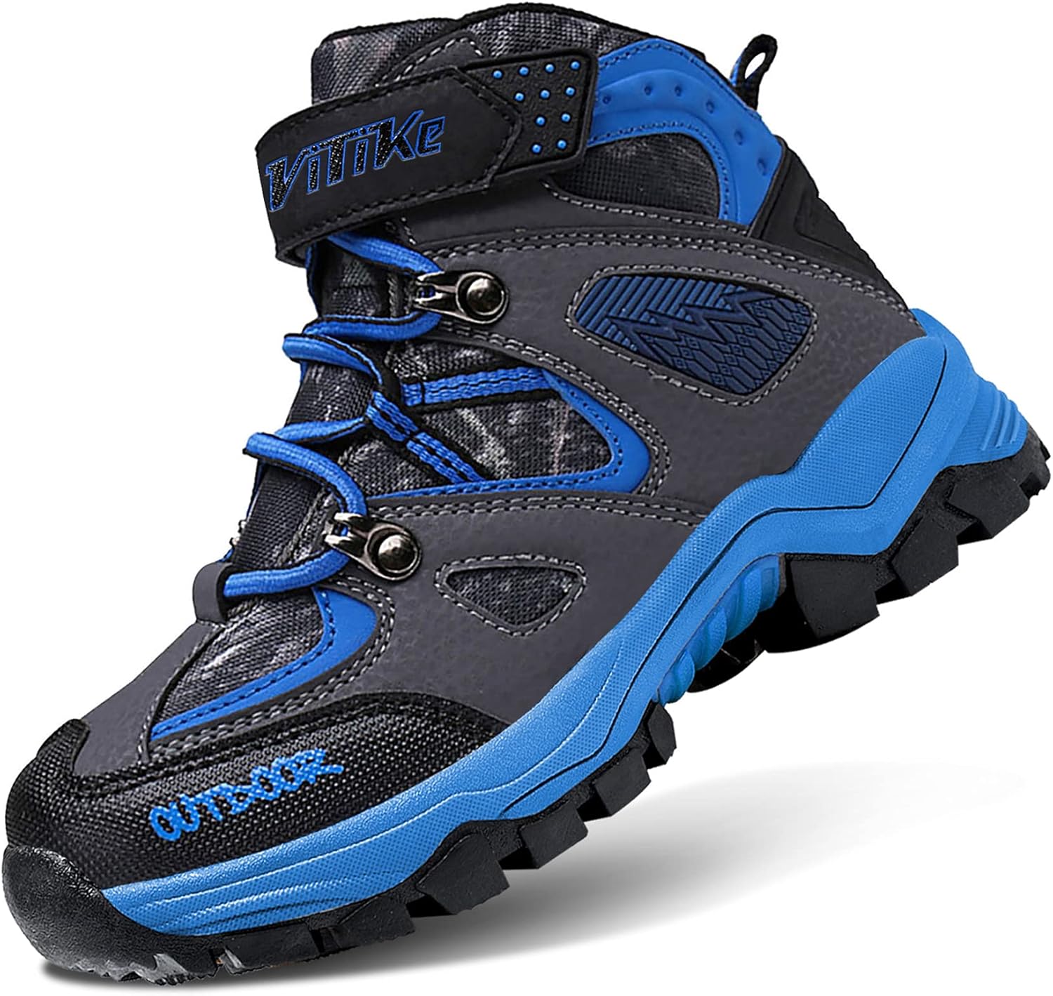 VITIKE Zapatos de Senderismo Selva Chicos Caminando Senderismo Ligero al Aire Libre Zapatos Deportivos Botas Botas de Algodón para la Nieve Botas de Invierno para Unisex Niños