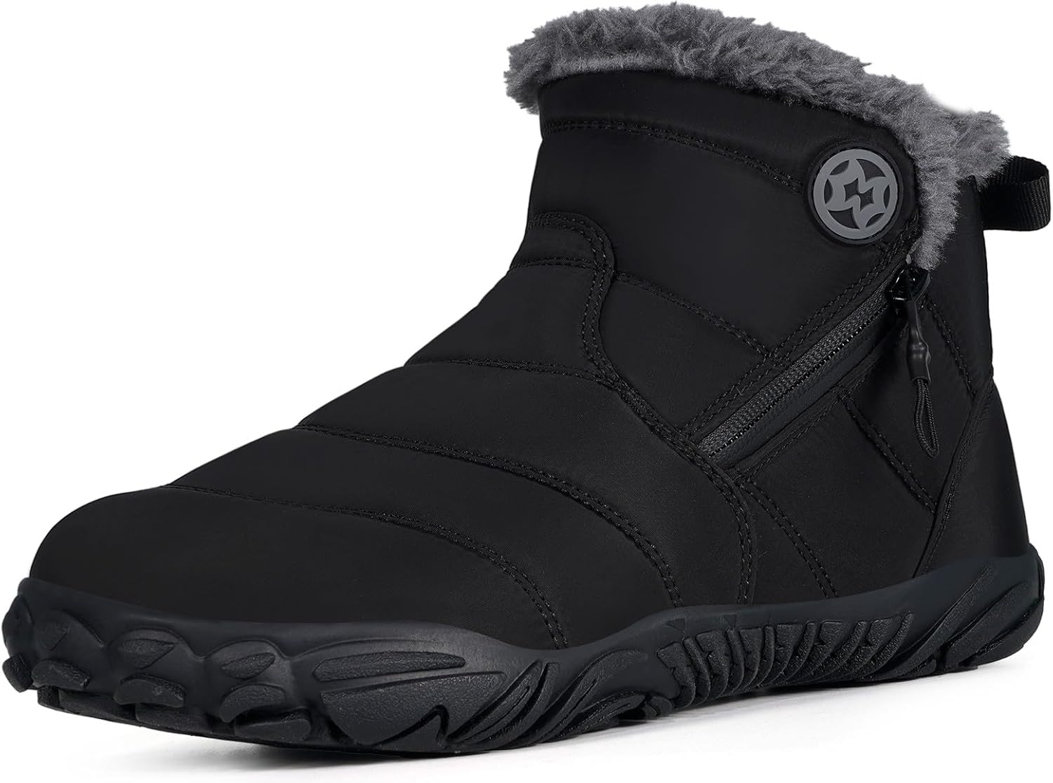 Gaatpot Barefoot Botas Hombre Mujer Invierno Cálido Botines de Nieve Cómodas Minimalista Zapatos Unisex Talla 43