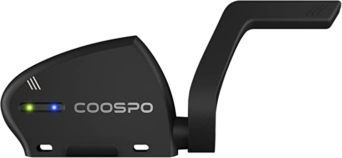 COOSPO BK805 Sensor de Cadencia y Velocidad 2 en 1 Bluetooth Ant+ Sensor de Cadencia de Ciclismo Inalámbrico RPM para Computadora de Ciclismo Compatible con Runtastic Pro Zwift Openrider Rouvy UA Run