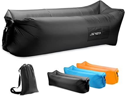 JSVER Sofa Hinchable del Aire del Ocioso de con el Paquete Portable para Viajar, Acampar, Senderismo, Piscina y Partidos de la Playa