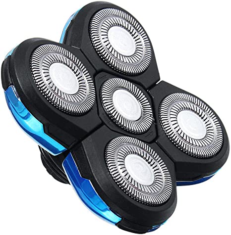 Cuchilla de repuesto para afeitadora de afeitadora, 5 cabezales, cuchilla de repuesto, universal para afeitadora eléctrica