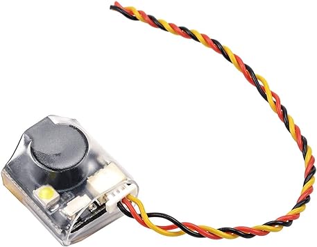 ICQUANZX RC Signal Loss Buzzer Tracker Buscador de luz LED 100dB Beep Buzzer Alarm, con batería perdida Drone Alarm 100dB Tracker Working, para BF & CF Flight Controller RC Drone