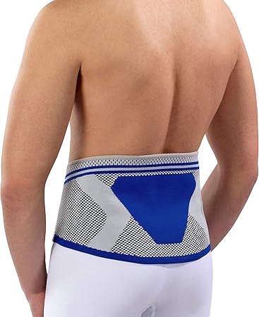 Nutrics Soporte de espalda activo (soporte lumbar) para hombres y mujeres, soporte (XL (111-135 cm)